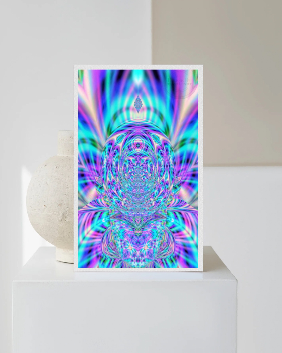 Water Consciousness artwork displayed as a fine-art print